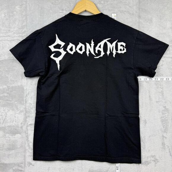 Y2K Eternal Dream Sooname Anime Angel Graphic Tee Black Size S Gothic Streetwear - Picture 2 of 7